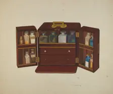 Medicine Chest, c. 1940. Creator: Joseph L. Boyd