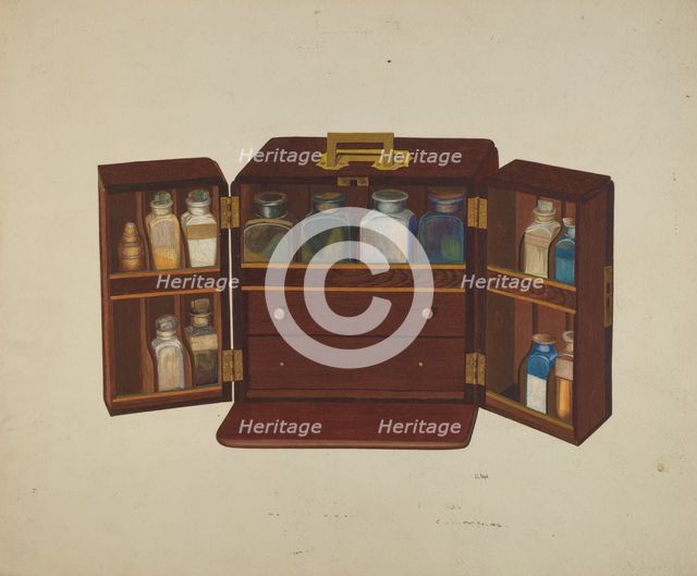 Medicine Chest, c. 1940. Creator: Joseph L. Boyd.