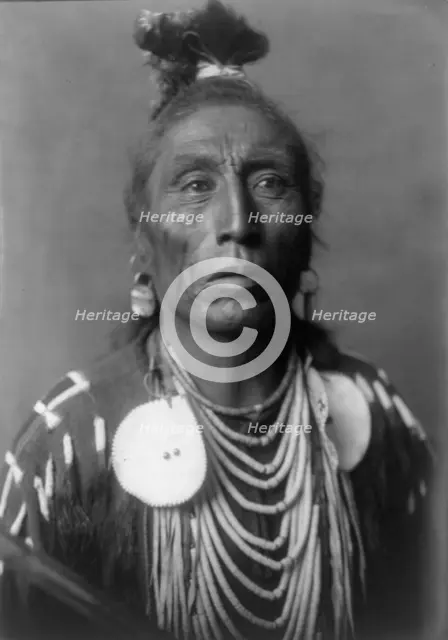 Medicine Crow [A], c1908. Creator: Edward Sheriff Curtis.