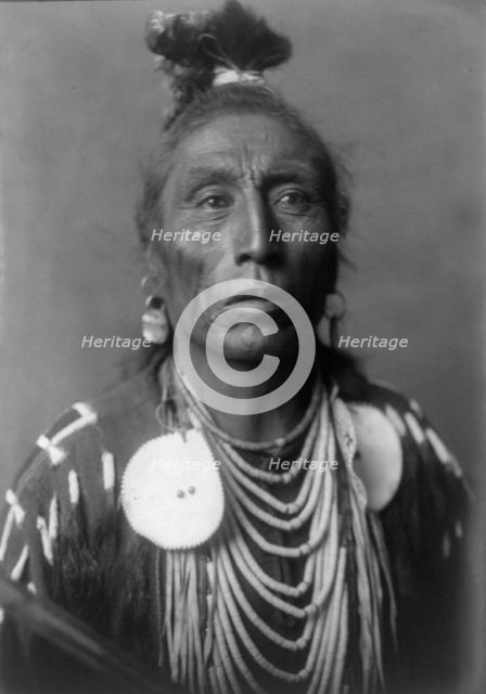 Medicine Crow [A], c1908. Creator: Edward Sheriff Curtis.
