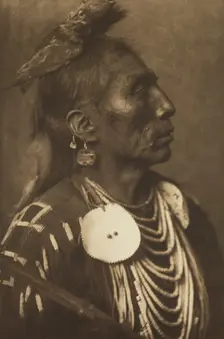 Medicine Crow, Apsaroke, 1908. Creator: Edward Sheriff Curtis