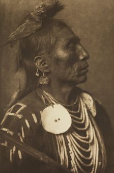 Medicine Crow, Apsaroke, 1908. Creator: Edward Sheriff Curtis