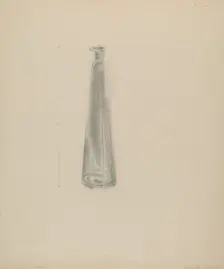 Medicine Bottle, c. 1936. Creator: Donald Streeter