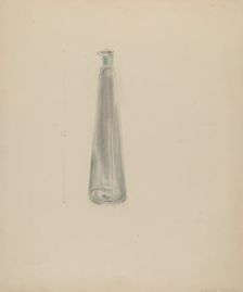 Medicine Bottle, c. 1936. Creator: Donald Streeter