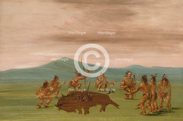 Medicine Buffalo of the Sioux, 1837-1839. Creator: George Catlin.