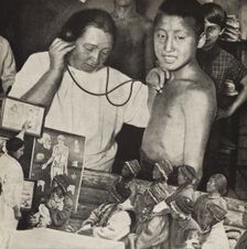 Medicine in the USSR. Illustration from USSR Builds Socialism, 1933. Creator: Lissitzky, El (1890-1941)