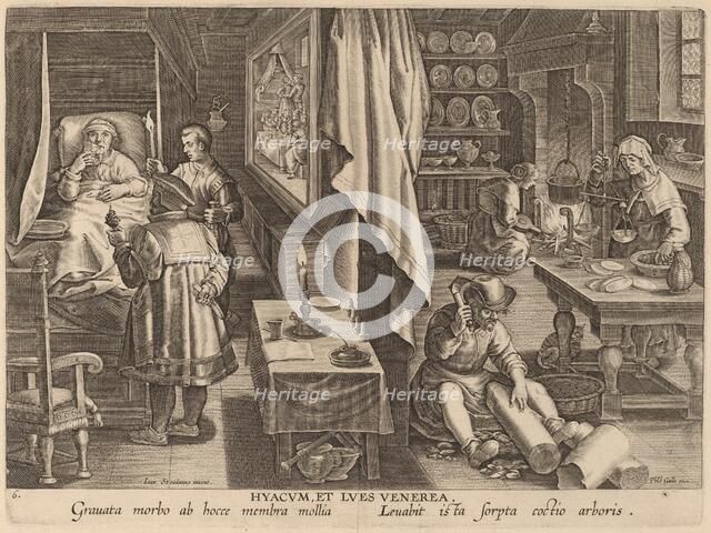 Medicine: pl.6, c. 1580/1590. Creator: Theodoor Galle.