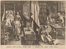 Medicine: pl.6, c. 1580/1590. Creator: Theodoor Galle