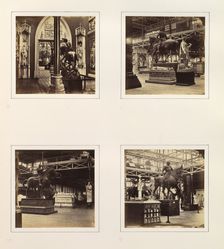 [Medieval Court; Statue of Coleoni; Equestrian Statue of Gattamelata by Donatello, fro..., ca. 1859. Creator: Attributed to Philip Henry Delamotte