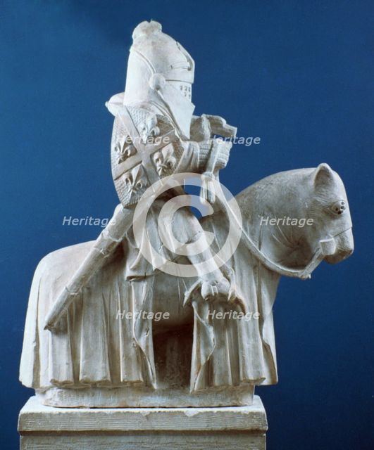 Medieval cavalier, 16th century. Artist: Domingos Joanes