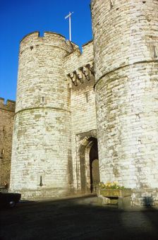 Medieval City Walls, Westgate Towers, Canterbury, Kent, 20th century. Artist: CM Dixon