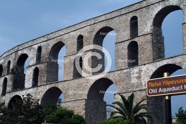 Medieval Aqueduct, Kavala, Greece, 2003. Creator: Ethel Davies.