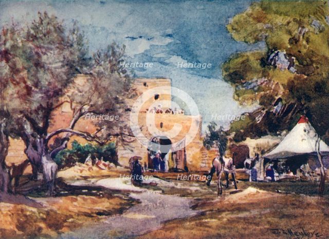 'Medieval Building Outside the North Wall of Jerusalem', 1902. Creator: John Fulleylove.