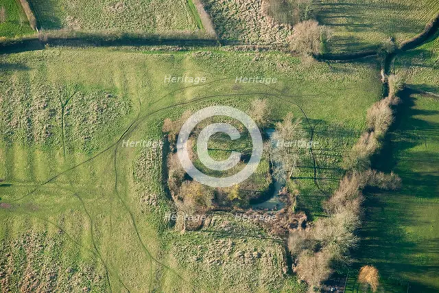 Medieval moat, Earls Croome, Worcestershire, 2014. Creator: Historic England Staff Photographer.