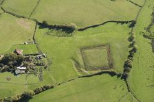 Medieval moated site and adjacent hythe, Lowden Farm, Kent, 2017. Creator: Historic England Staff Photographer