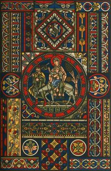 Medieval stained glass, (1898). Creator: Unknown