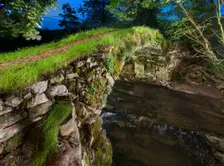 Medieval packhorse bridge, Fawcett Mill Fields, Gaisgill, Tebay, Cumbria, c2016. Artist: Alun Bull