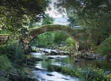 Medieval packhorse bridge, Fawcett Mill Fields, Gaisgill,Tebay, Cumbria, c2016. Artist: Alun Bull