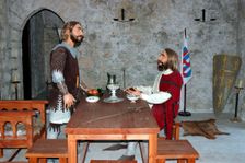Medieval reconstruction, St Hilarion Castle, North Cyprus. Creator: Peter Thompson