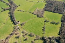Medieval ridge and furrow earthworks near Sezincote, Gloucestershire, 2018. Creator: Historic England Staff Photographer