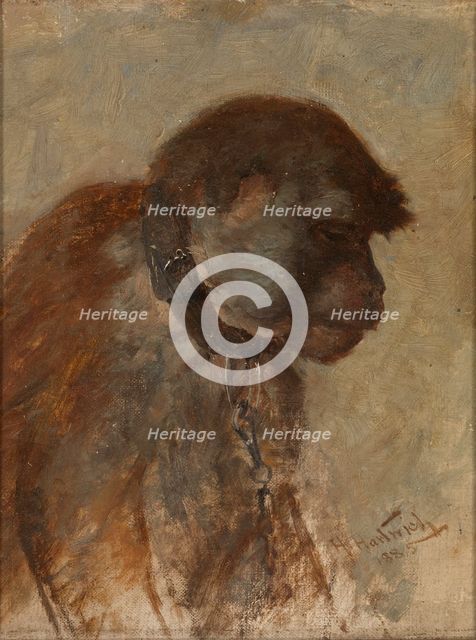 Meditation, 1885. Creator: Herman Hartwich.