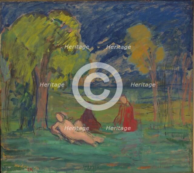 Meditation, 1925. Creator: Carl Kylberg.