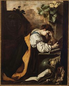 Meditation (Malinconia), c. 1618. Creator: Fetti, Domenico (1588/90-1623)