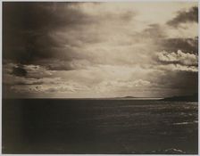 Mediterranean with Mount Agde, 1857. Creator: Gustave Le Gray