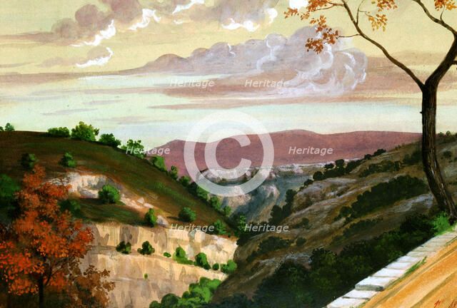 'Mediterranean Landscape', c1823-1870. Artist: Prosper Merimee