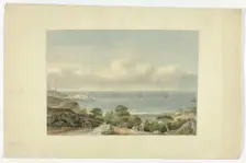 Mediterranean Seascape with Port, n.d. Creator: Nicholas Pocock
