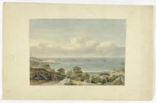 Mediterranean Seascape with Port, n.d. Creator: Nicholas Pocock