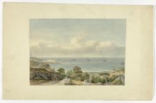 Mediterranean Seascape with Port, n.d. Creator: Nicholas Pocock