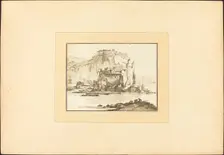 Mediterranean Seascape, published 1782. Creator: Maria Catharina Prestel