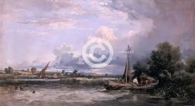 Medway River, 1842. Creator: William James Muller.