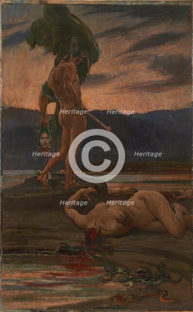 Medusa decapitata. Creator: Rizzi, Antonio (1869-1940).