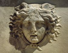Medusa relief, Caria, Turkey. Creator: Unknown