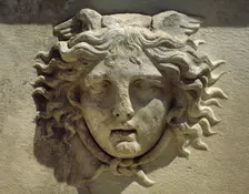 Medusa relief, Caria, Turkey. Creator: LTL