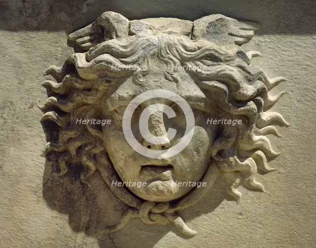 Medusa relief, Caria, Turkey. Creator: LTL.