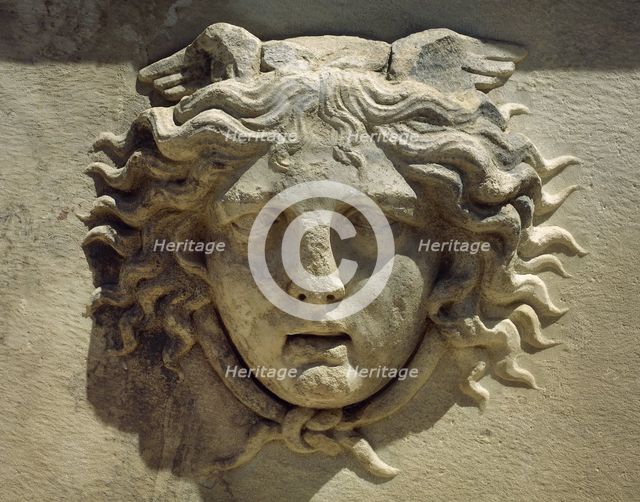 Medusa relief, Caria, Turkey. Creator: LTL.