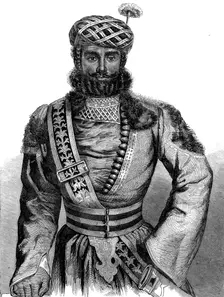 Meer Heidayut Ali, Rissaldar (Native Captain) 4th Regiment of the Bengal Irregular Horse, 1858. Creator: Unknown