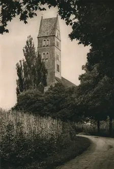 Meersburg (Bodensee). Church 1931. Artist: Kurt Hielscher