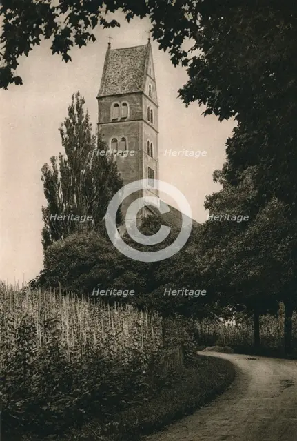 'Meersburg (Bodensee). Church', 1931. Artist: Kurt Hielscher.