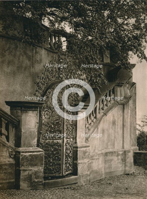 'Meersburg (Bodensee). Entrance to the new castle', 1931. Artist: Kurt Hielscher.