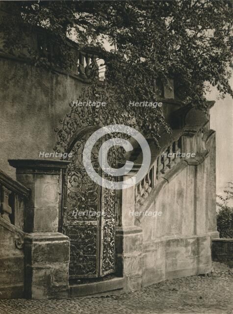 'Meersburg (Bodensee). Entrance to the new castle', 1931. Artist: Kurt Hielscher.