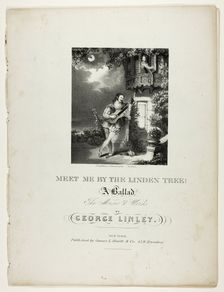 Meet Me by the Linden Tree, n.d. Creator: Pendleton's Lithography
