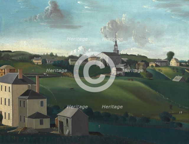 Meetinghouse Hill, Roxbury, Massachusetts, 1799. Creator: John Ritto Penniman.