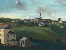 Meetinghouse Hill, Roxbury, Massachusetts, 1799. Creator: John Ritto Penniman