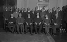 Meeting War Labor Board, between c1915 and c1920. Creator: Bain News Service
