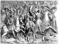 Meeting at the Field of the Cloth of Gold, c16th century (1849)
