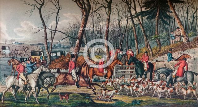 'Meeting at Cover', c1824. Artist: Unknown.
